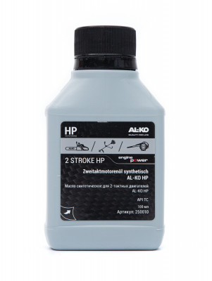 Масло AL-KO синтетическое HP для 2-тактных двигателей, 0,1 л 250010