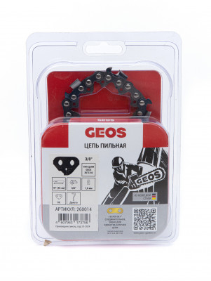 Цепь пильная GEOS 36TC 66 (18&quot;, 3/8&quot;, 1.6мм, 66 хвостовиков, долото) 260014