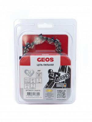 Цепь пильная GEOS 25TC 64 (15&quot;, .325&quot;, 1.5мм, 64 хвостовика, долото) 260018